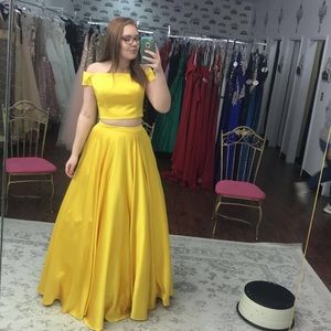 Two Piece Prom Dress